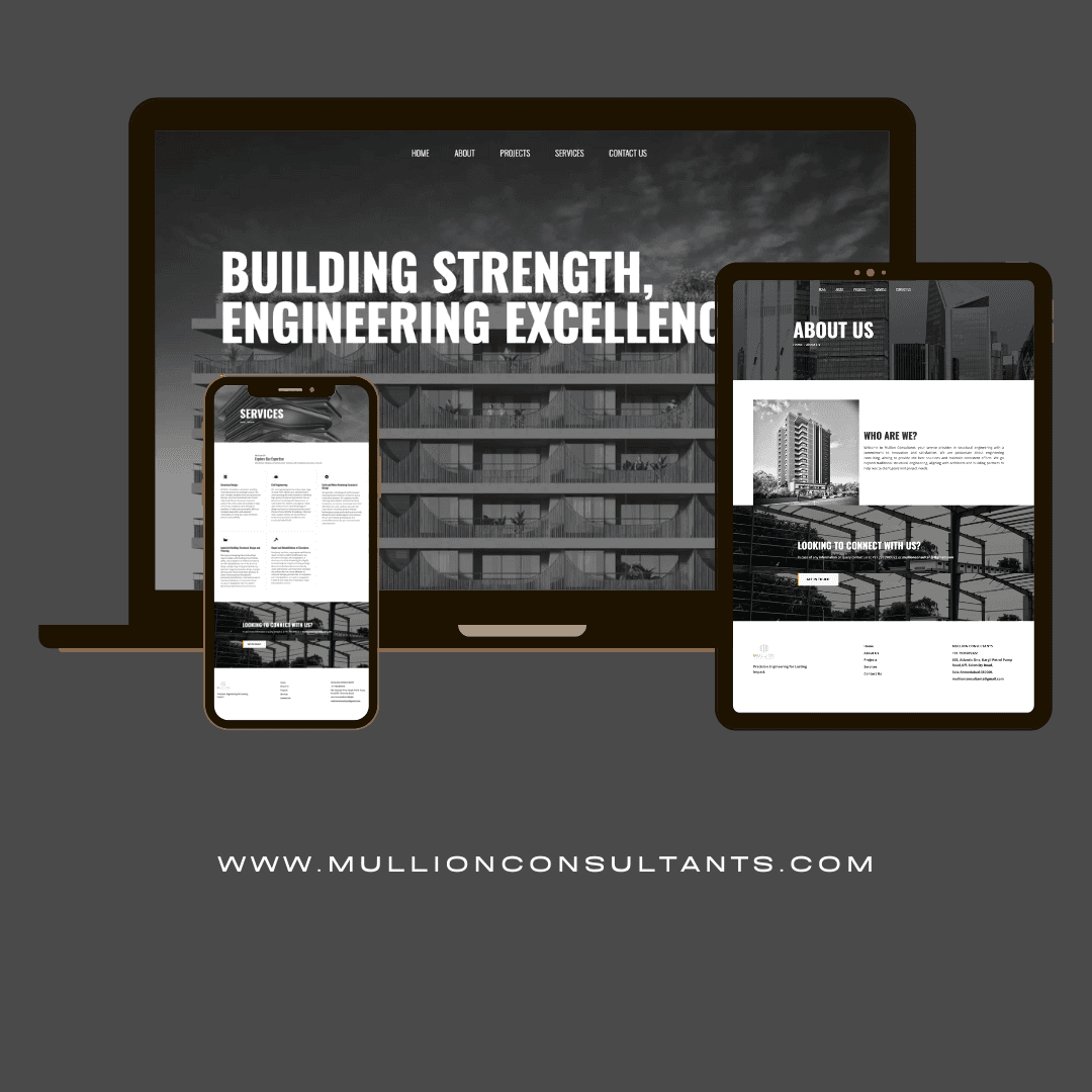 Mullion Consultants website preview