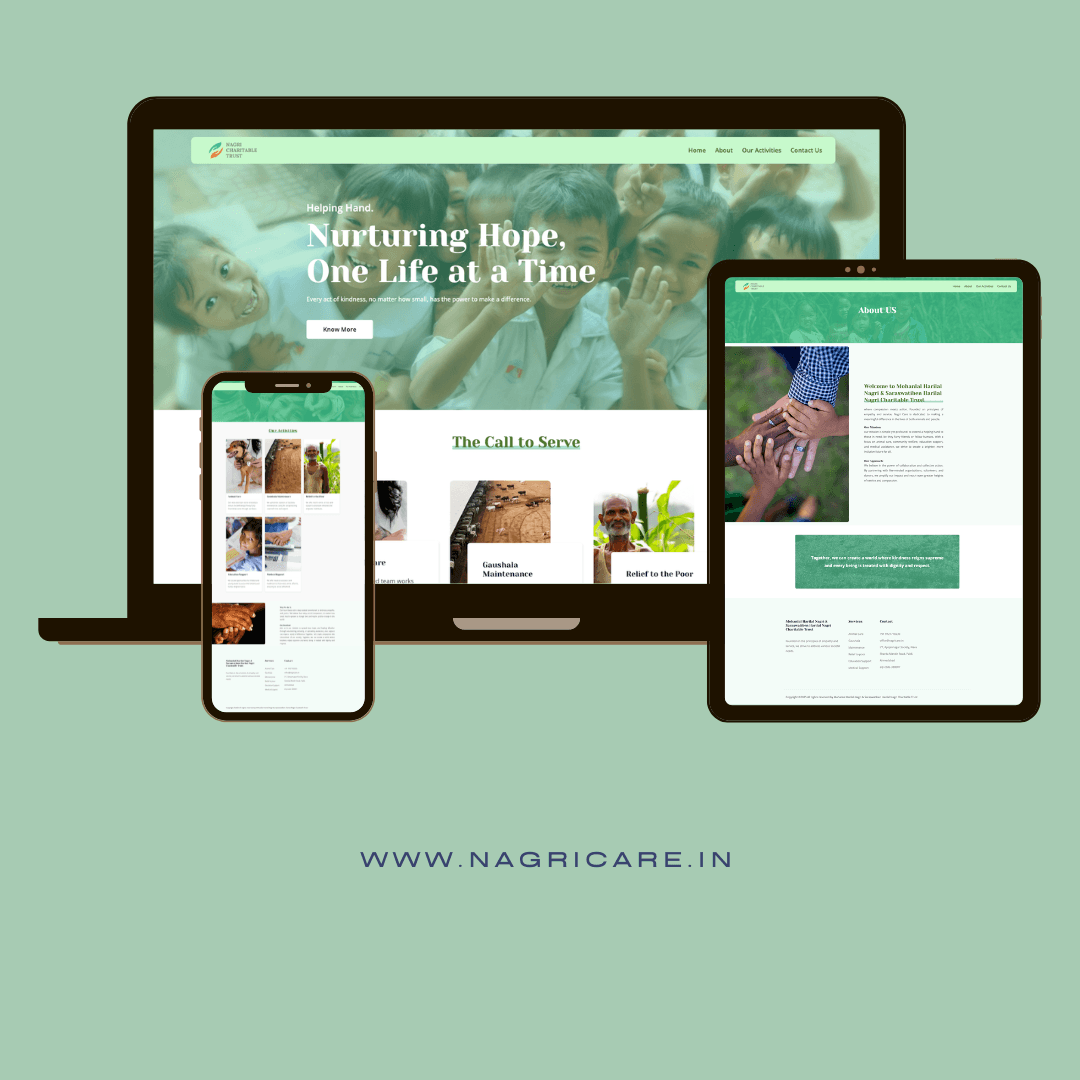 NagriCare website preview