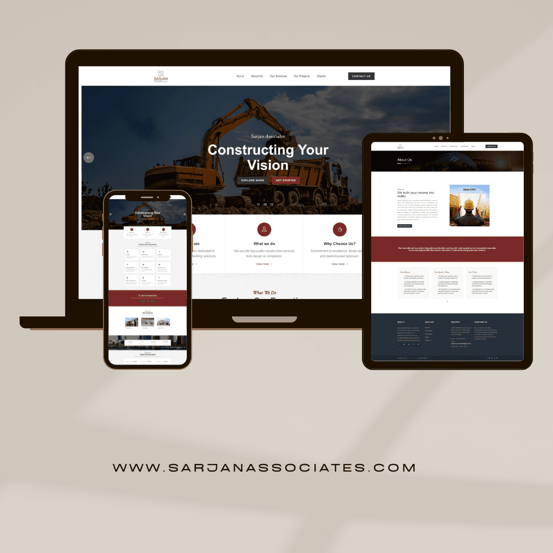 Sarjan Associates website preview